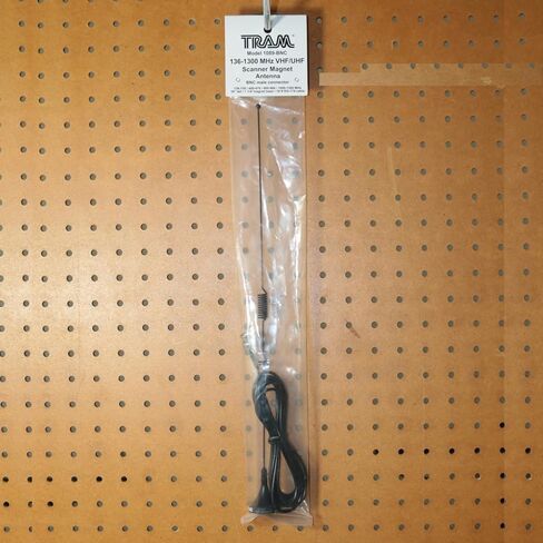 Tram 1089-SMA Scanner Mini Magnet Antenna VHF/UHF/800MHz-1، 300MHz مع موصل SMA-Male، 16.25 بوصة. × 3.25 بوصة. × 1.25 بوصة، أسود in Kuwait