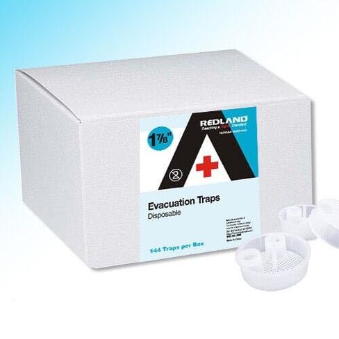 Evacuation Traps Disposable 1-7/8" Dia 144 Pieces/Box in Kuwait