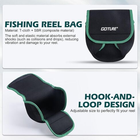 Goture Fishing Rod and Reel Combos-2PCS Telescopic Fishing Pole+2PCS Pre-Loaded Spinning Reels with Carrier Bag,1.8M-2.7M Telescopic Rod Reel Kit for Starter Travel Saltwater Freshwater,Gifts for Men in Saudi Arabia