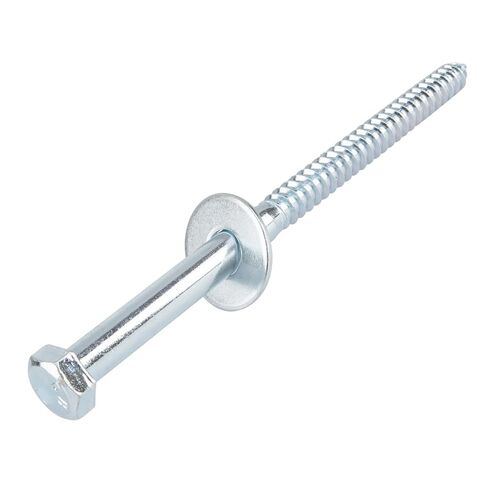 5/8" x 8" Lag Bolts (12 PCS) 5/8 inch Lag Screws for Wood, Heavy Duty Hex Head with Washers, Zinc Plated in Kuwait