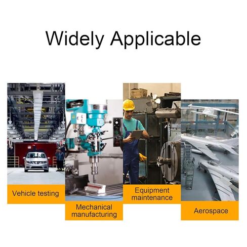 جهاز قياس الاهتزاز المحمول باليد من WALFRONT كاشف الاهتزاز الرقمي جهاز اختبار التسارع والنزوح أداة قياس الاهتزاز الطويلة in Kuwait