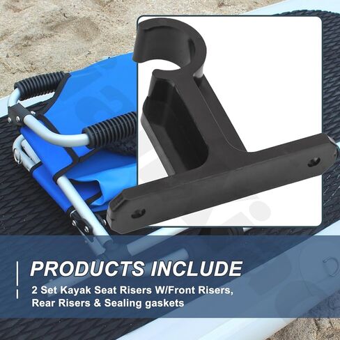 مجموعتان من رافعات مقاعد الكاياك مع رافعات أمامية ورافعات خلفية متوافقة مع Lifetime Tamarack Pro وKenai Pro وTeton Angler Kayaks 103 - زيادة ارتفاع المقعد بمقدار 2 بوصة لتعزيز الراحة in Kuwait