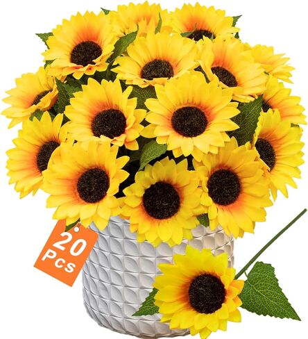 3Pcs Artificial Fall Flowers Faux Mums Sunflower Burgundy Fake Peony Silk Rose Hydrangea Flower for DIY Wedding Bridal Bouquet,Thanksgiving Party Table Centerpieces,Autumn Arrangement Vase Decoration in Saudi Arabia