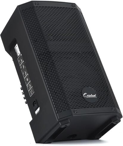 EXOTON E-B10 مكبر صوت محمول قابل لإعادة الشحن مقاس 10 بوصات، نظام PA يعمل بالبطارية بقدرة 800 وات، DSP مدمج، BT، TWS، تشغيل لمدة 6 ساعات، مثالي للكاريوكي ودي جي والأحداث والحافلات in Kuwait