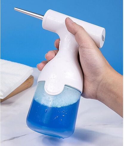 Diydeg Electric Foaming Shampoo Dispenser, 450ml Capacity Automatic Dog Soap Dispenser, Rechargeable Dog Shampoo Foamer for pet Bathing, Bathroom, Kitchen, Toilet Cleaning in Saudi Arabia