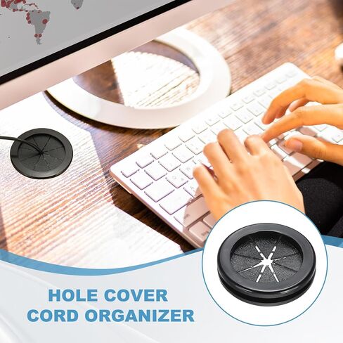 PATIKIL Rubber Grommet 1", 20 Pcs Round Rubber Hole Plugs Firewall Plug Grommet Wire Cable Protection for Wiring Metal Electric Box, Black in Saudi Arabia