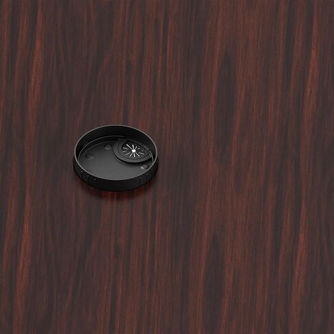 15 Pack Desk Grommet 2-1/8 Inch 53mm, ABS Plastic Computer Desk Wire Hole Cover, Office Desktop Cord Cable Hole Ring, Black in Saudi Arabia