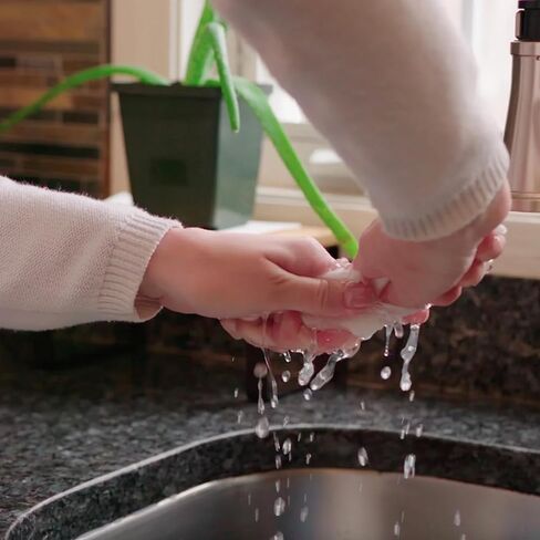 Quick Dam Mighty Mat 16inx18in Reusable Absorbent Towels -Wring Out & Reuse for Flood, Water, Oil & Spill Cleanup 10-Pack in Kuwait