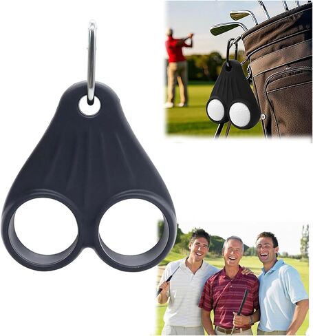 Funny Golf Ball Sac Holder, Silicone Golf Ball Holder Pouch, Portable Golfs Balls Storage Bag Golf Accessories for Men Gifts, Prank Fake Saggy Gift in Kuwait