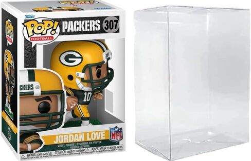 فانكو بوب! مجسم من الفينيل من NFL Green Bay Packers Jordan Love #307 مع حقيبة عرض، 3.75 بوصة in Saudi Arabia
