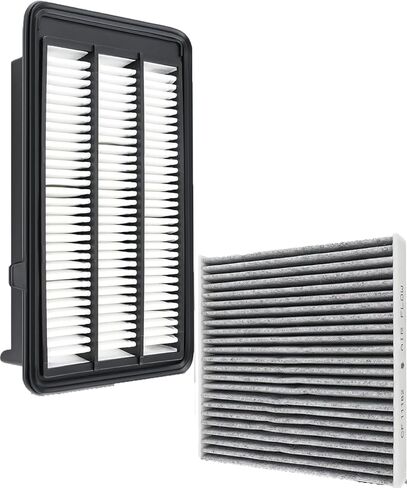 Engine Cabin Air Filters Compatible with 2022 2023 2024 2025 Honda CR-V CRV Civic 1.5L Engine Cabin Air Filtration 80292-TF0-G01 17220-64A-A00 80292TF0G01 1722064AA00 CP182 CF11182 C36080 in Saudi Arabia
