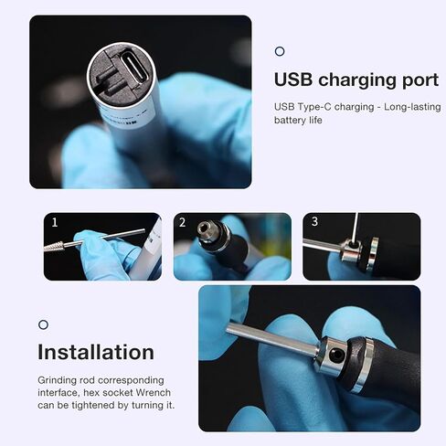 جهاز تجانس صغير محمول، مطحنة مناديل مختبرية محمولة، سعة 2 مل وعمر بطارية 1 ساعة، 5000/10000/18000 دورة في الدقيقة، 3 سرعات قابلة للتعديل، رأس من الفولاذ المقاوم للصدأ، لتجربة الصناعة/المختبر in Kuwait