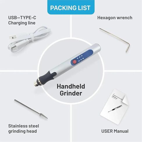 جهاز تجانس صغير محمول، مطحنة مناديل مختبرية محمولة، سعة 2 مل وعمر بطارية 1 ساعة، 5000/10000/18000 دورة في الدقيقة، 3 سرعات قابلة للتعديل، رأس من الفولاذ المقاوم للصدأ، لتجربة الصناعة/المختبر in Kuwait