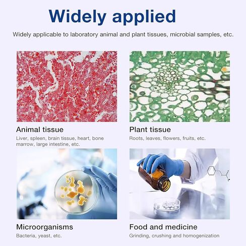 جهاز تجانس صغير محمول، مطحنة مناديل مختبرية محمولة، سعة 2 مل وعمر بطارية 1 ساعة، 5000/10000/18000 دورة في الدقيقة، 3 سرعات قابلة للتعديل، رأس من الفولاذ المقاوم للصدأ، لتجربة الصناعة/المختبر in Kuwait