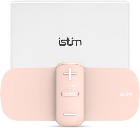 iStim S1 Wireless TENS Unit for Menstrual Relief – Period Pain Relief Device for Period Cramps and Back Pain, TENS Machine with Heat, Rechargeable Drug-Free TENS Massager with Japanese Gel Pads in Kuwait