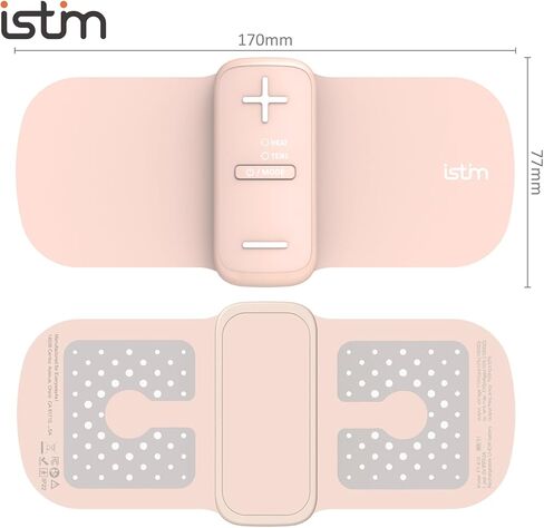iStim S1 Wireless TENS Unit for Menstrual Relief – Period Pain Relief Device for Period Cramps and Back Pain, TENS Machine with Heat, Rechargeable Drug-Free TENS Massager with Japanese Gel Pads in Kuwait