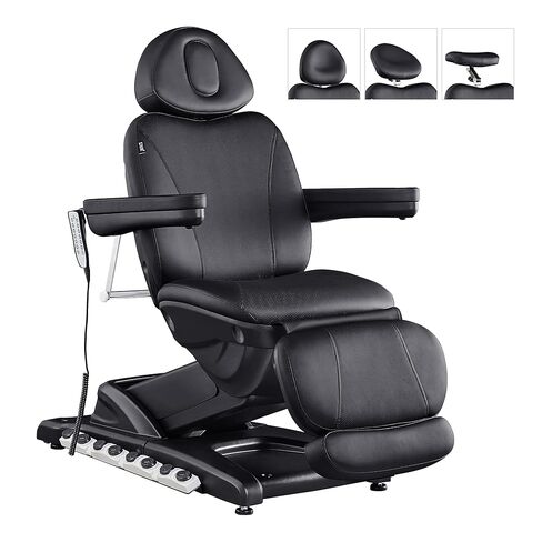DIR Spa Full Electrical 4 Motor Facial Beauty Bed - Doctor, Tattoo, Medical, Podiatry Chair with Thermal Heated Seats Apollo - White in Kuwait