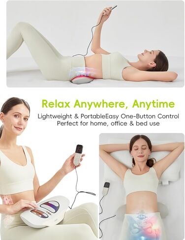 Smart Lower Back Massager with Soothing Warm Therapy & Air Traction – Spinal Decompression Device for Sciatica Relief, Lumbar Pressure & Stiffness – Ideal Gift for Parents & Loved Ones in Kuwait