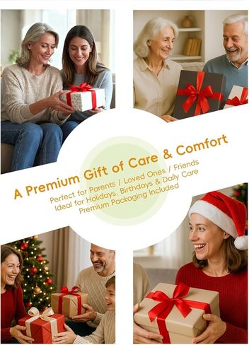 Smart Lower Back Massager with Soothing Warm Therapy & Air Traction – Spinal Decompression Device for Sciatica Relief, Lumbar Pressure & Stiffness – Ideal Gift for Parents & Loved Ones in Kuwait