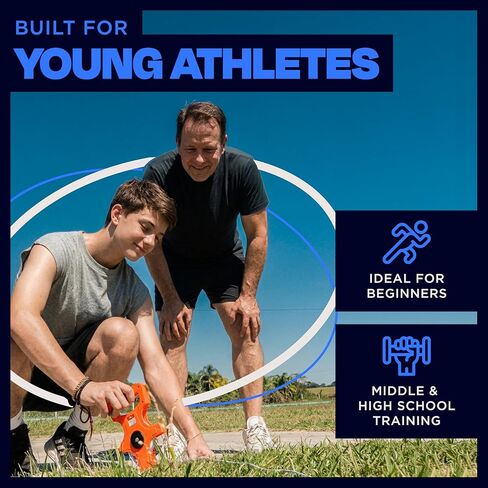 Shot Put and Discus Set – 8.8 lb Shot Put Ball + 1kg Discus + 100ft Measuring Tape – Track & Field Training Set for Athletes, Schools & Outdoor Practice – Official Size & Weight in Saudi Arabia