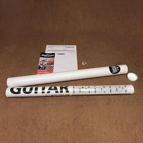 Best Music Stuff The Ultimate Guitar Reference Poster | Educational Reference Guide with Chords, Chord Formulas and Scales for Guitar Players and Teachers 24" x 36" in Saudi Arabia