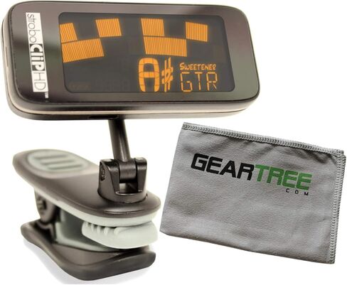 Peterson StroboClip HD SC-HD Clip-On Tuner Bundle w/Polish Cloth in Kuwait
