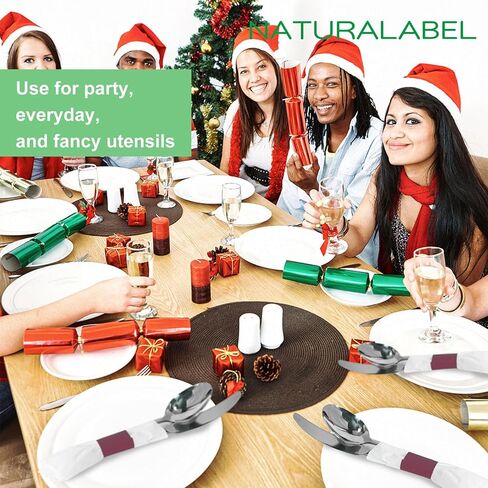 NATURALABEL Bulk Pack of 8,000, Self-Adhesive Napkin Bands for Small Business, Restaurants, Events - 4 Boxes, 2000 per Box (Burgundy) in Kuwait