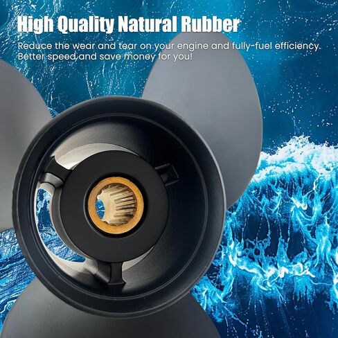 Outboard Propeller Aluminum Boat Propeller 14x13 fit Suzuki Tohatsu BRP,Johnson,Evinrude Boat Engines 60HP 70HP 75HP 90HP 115HP 120HP 140HP in Saudi Arabia