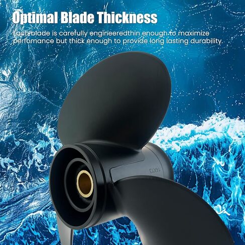 Outboard Propeller Aluminum Boat Propeller 14x13 fit Suzuki Tohatsu BRP,Johnson,Evinrude Boat Engines 60HP 70HP 75HP 90HP 115HP 120HP 140HP in Saudi Arabia