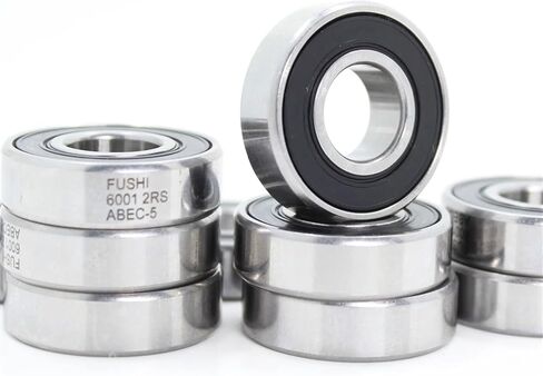 6001-2RS تحمل ABEC-5 10 قطعة 12x28x8 مللي متر مختومة الأخدود العميق 60012RS الكرات 6001RS 180101RS in Saudi Arabia