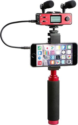 Saramonic Smartphone Mixer w/ 2 Mics, XLR, Handgrip & Headphone Out for iPhone & Android (SmartMixer) in Saudi Arabia