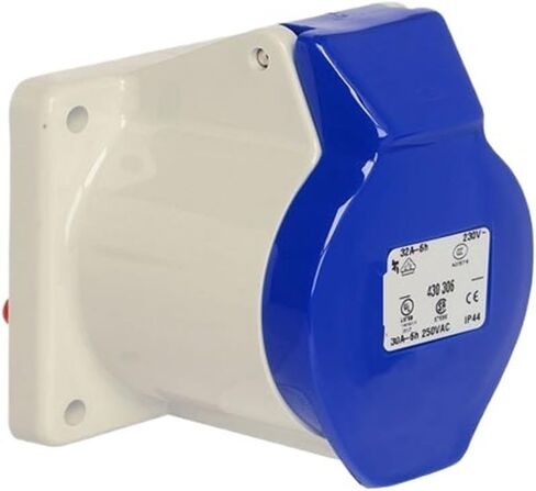 CEE flat concealed waterproof socket 32A3 core in Kuwait