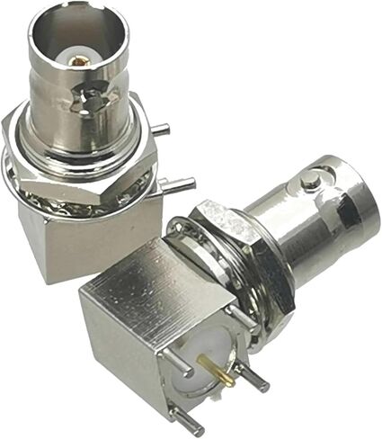 1-قطعة موصل BNC جاك أنثى الزاوية اليمنى لحام PCB جبل محطة الأسلاك in Kuwait