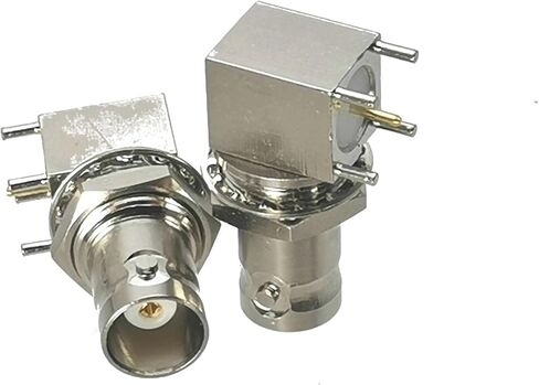 1-قطعة موصل BNC جاك أنثى الزاوية اليمنى لحام PCB جبل محطة الأسلاك in Kuwait