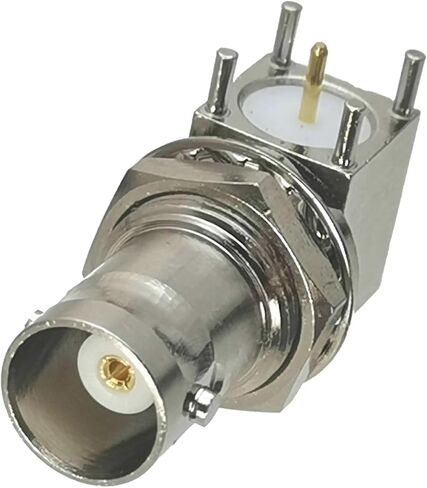 1-قطعة موصل BNC جاك أنثى الزاوية اليمنى لحام PCB جبل محطة الأسلاك in Kuwait