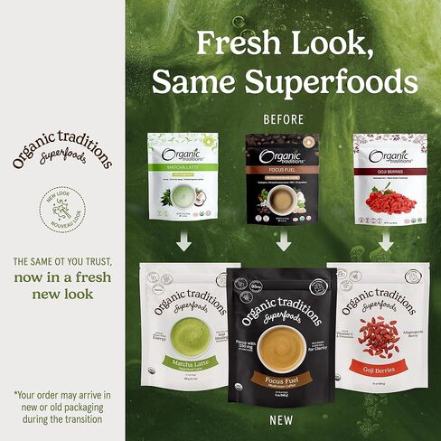 Organic Traditions Amla Powder, Amla Powder Organic from Indian Gooseberry, Wholefood Vitamin C Fruit for Smoothies Juices and Recipes, Superfood Plant Based Non GMO Powdered Amla Fruit, 200g /7oz Bag in Saudi Arabia