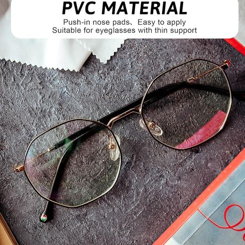 10 Pairs Eye Glasses Nose Pads Slip On Silicone Glasses Nose Pads Non Slip Eyeglass Noses Pieces Replacement for Sunglasses Soft Cushion Noses Grips in Saudi Arabia