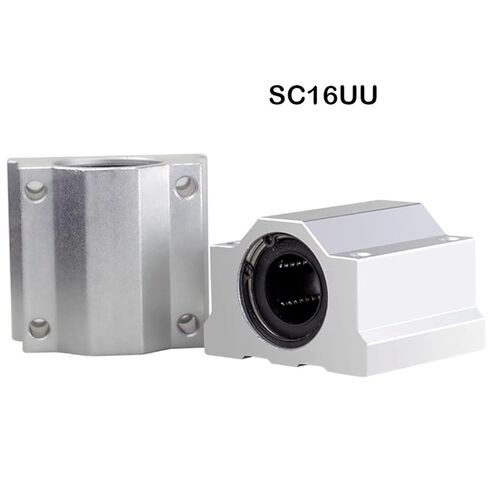 2 قطعة SC16UU 16 مللي متر الحركة الخطية الكرة تحمل الشريحة جلبة رمح خطي ل CNC راوتر ثلاثية الأبعاد أجزاء الطابعة رمح قضيب in Saudi Arabia