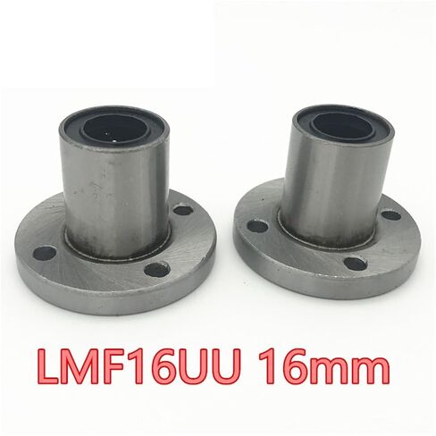 4PCS LMF16UU LMF16 UU Round Flange Linear Bearings Rushed Sale Standard Steel Rodamientos for Smooth Motion Applications in Saudi Arabia