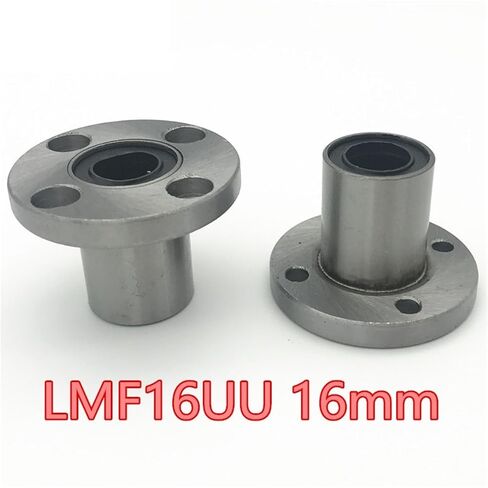 4PCS LMF16UU LMF16 UU Round Flange Linear Bearings Rushed Sale Standard Steel Rodamientos for Smooth Motion Applications in Saudi Arabia