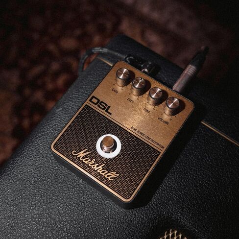 Marshall DSL Overdrive/Distortion Pedal - Black and Gold in Saudi Arabia