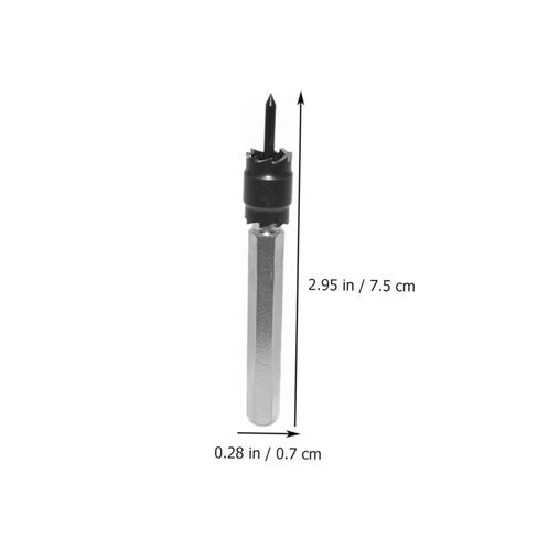 KALLORY 9pcs High-Speed Steel Spot Weld Cutter Drill Bit Set Shank for Stainless Steel Suitable for Power Drill Spot Welding Sturdy and Efficient Cutting Tool in Saudi Arabia