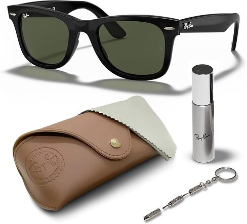Ray-Ban RB4340 WAYFARER EASE Square Shaped Sunglasses for Men & Women with Official RAYBAN Eyewear Kit in Saudi Arabia