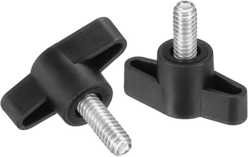 10Pcs Clamping Screw Knob, 36mm Dia T Shaped Grips Knob, Thumb Screws Handle 1/4"-12 Male Thread for Quick Remove Hand Tightening Knob in Saudi Arabia