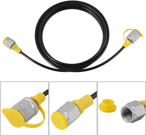 خرطوم اختبار الضغط الهيدروليكي 64Mpa، خرطوم هيدروليكي، مقياس التدفق 2.0 متر 6FT لاختبار آلات بناء الحفارات in Saudi Arabia