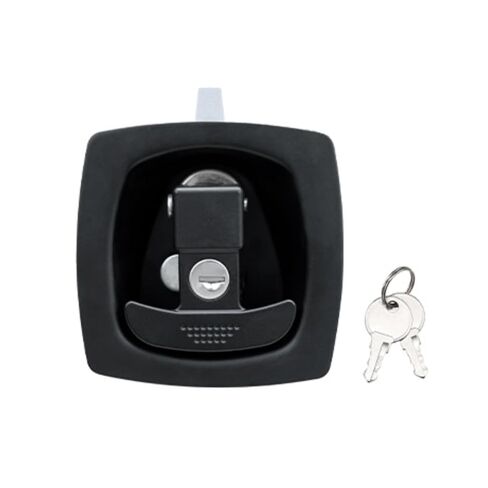 Heavt Duty Folding T Handle Lock RV Camper Truck Container Panel Iron Compression Paddle Latch 1Pcs(Silver) in Kuwait