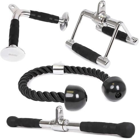 POWER GUIDANCE Triceps Pull Down Attachment, Cable Machine Accessories for Home Gym, Lat Pull Down Attachment Weight Fitness in Saudi Arabia