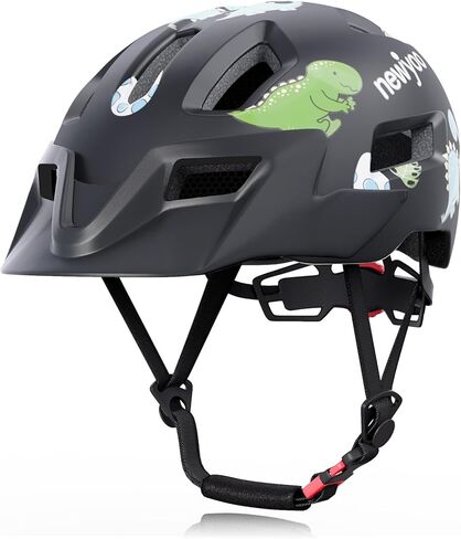 newyoo Toddler Bike Helmet,Adjustable Dial Fit Boys&Girls Baby Bicycle Helmet,Kids Bike Helmet for Toddlers 3-5-8-14,Sun Visor,and 14 Vents for Multi-Sport in Saudi Arabia