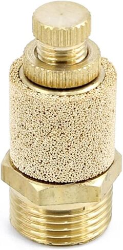 Pneumatic joint adjustable silencer solenoid valve throttle silencer bus plate filter core gas path exhaust(D) in Saudi Arabia