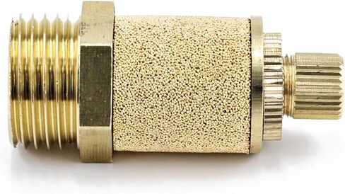 Pneumatic joint adjustable silencer solenoid valve throttle silencer bus plate filter core gas path exhaust(D) in Saudi Arabia